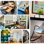 La Maison Des Plantes, Charmante, Atypique Et Cosy Pour 4 Personnes Avec Parking Et Jardin Руан