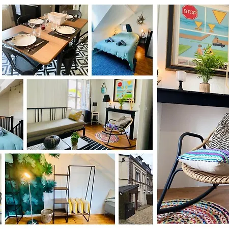 La Maison Des Plantes, Charmante, Atypique Et Cosy Pour 4 Personnes Avec Parking Et Jardin ルーアン